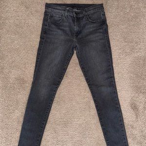 Joe's The Icon Mid Rise Skinny Ankle Jean in gray Remedy wash size 27 EUC!